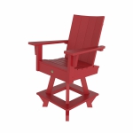 DURAWOOD® Poly 3 Piece Refined Counter Height Swivel Set