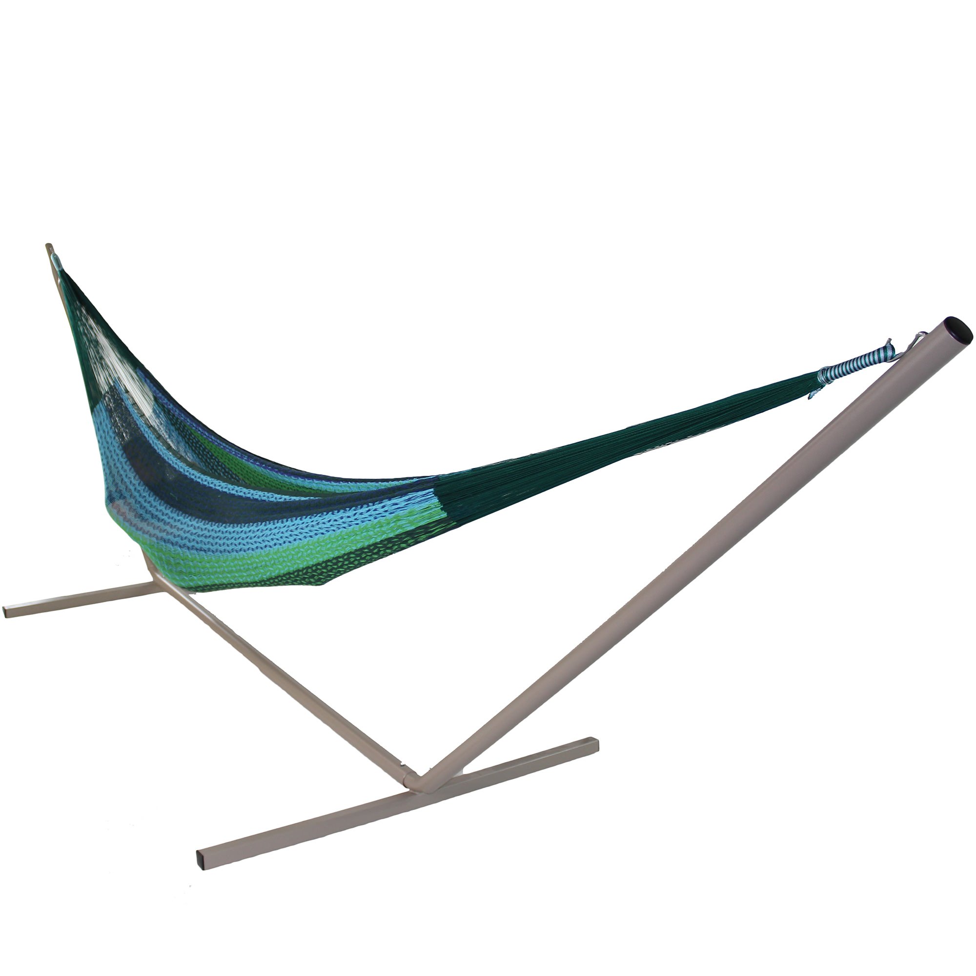 Traditional Mayan Single Hammock Ocean HR6OCEAN Mayan Hammocks