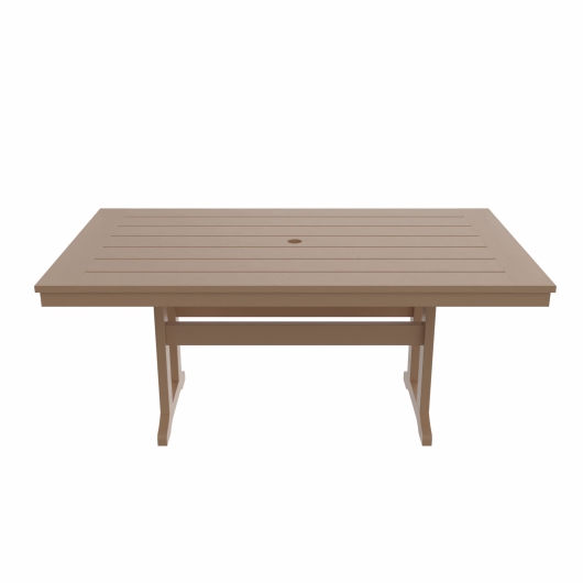 DURAWOOD® Poly Farmhouse Trestle Dining Table