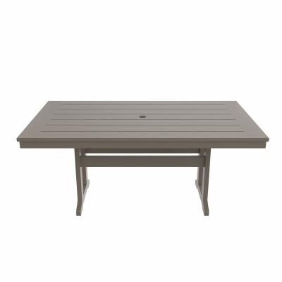 DURAWOOD® Poly Farmhouse Trestle Dining Table