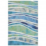 Illusions Wave - Ocean Indoor/Outdoor Mat