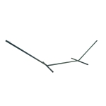 15 ft. TRI-BEAM® Steel Hammock Stand with Right Connection Design and Cape Shield Powder Coating - Forest Green