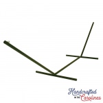 Large Quilted Hammock with Metal Stand and Optional Hammock Pillow