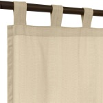 Sunbrella® Linen Champagne with Tabs - 50 in. x 108 in.