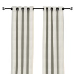 Sunbrella Linen Natural Outdoor Curtain with Grommets