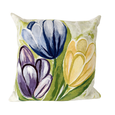 Tulips Cool Outdoor Pillow