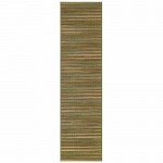 Marina Stripes Indoor/Outdoor Rug - Green