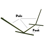 Replacement Pole - Taupe