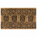 Natura Mudcloth Outdoor Mat - Black