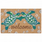 Natura Seaturtle Welcome Outdoor Mat - Natural