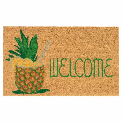 Natura Welcome Pineapple Outdoor Mat - Natural