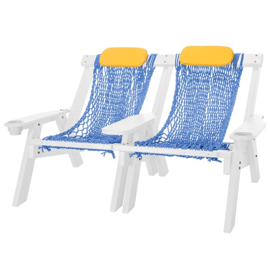 DURAWOOD® Poly White Double DURACORD® Rope Chair