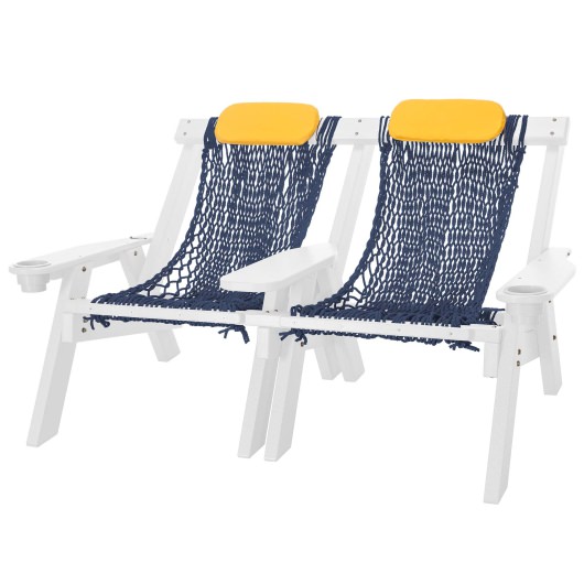 DURAWOOD® Poly White Double DURACORD® Rope Chair