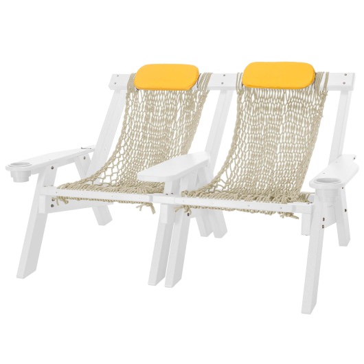 DURAWOOD® Poly White Double DURACORD® Rope Chair