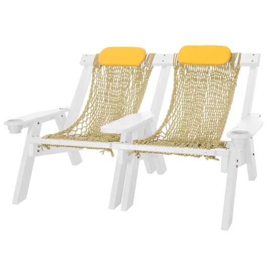 DURAWOOD® Poly White Double DURACORD® Rope Chair