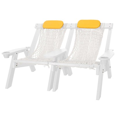 DURAWOOD® Poly White Double DURACORD® Rope Chair