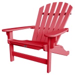 DURAWOOD® 3 Piece Fanback Adirondack Chair and Tete-A-Tete Set
