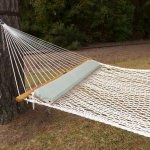 Long Sunbrella Hammock Pillow - Glacier