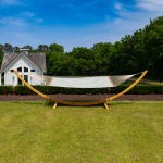 Large Sunbrella® Gateway Aloe Quilted Hammock