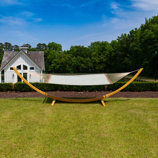 Large Sunbrella® Gateway Aloe Quilted Hammock