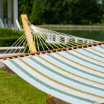 Large Sunbrella® Gateway Aloe Quilted Hammock