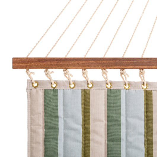 Large Sunbrella® Gateway Aloe Quilted Hammock