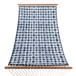 Large Sunbrella® Midori Indigo Quilted Hammock