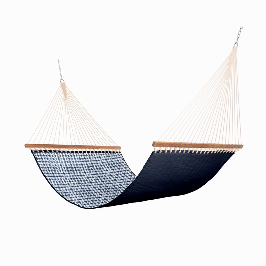 Large Sunbrella® Midori Indigo Quilted Hammock