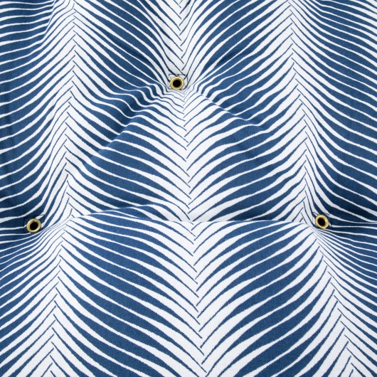 Large Sunbrella® Clock Out Indigo Tufted Hammock with Detachable Pillow