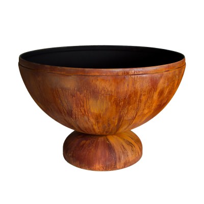 Fire Chalice Artisan Fire Bowl with Patina Finish