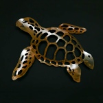 Patina Steel Sea Turtle Wall Decor