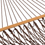 Large Antique Brown Soft Spun Polyester Rope Hammock