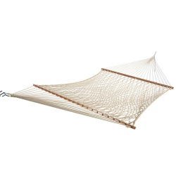 Castaway Hammocks 13 ft. Deluxe Taupe Polyester Rope Hammock