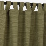 Sunbrella® Dupione Laurel with Tabs - 50 in x 96 in