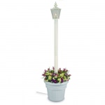 Cambridge Single Lantern Patio Lamp with Planter Base