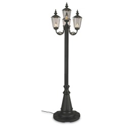 Black Cambridge Four Lantern Patio Lamp
