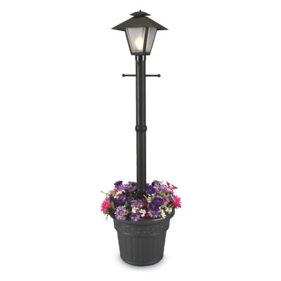 Cape Cod Post Lamp with Planter Base
