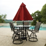 8 Globe Bright White LED SOLAR Umbrella String Lights