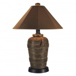 Canyon Outdoor Table Lamp with Sunbrella Shade