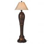 Monterey Outdoor Floor Lamp with Sunbrella Shade