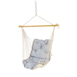 Tufted Cushioned Swing with Swing Spring
