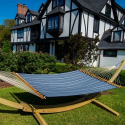 Large Quilted Sunbrella Fabric Hammock - Equal Ink