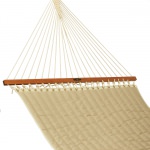 Large Quilted Sunbrella Fabric Hammock - Spectrum Sand