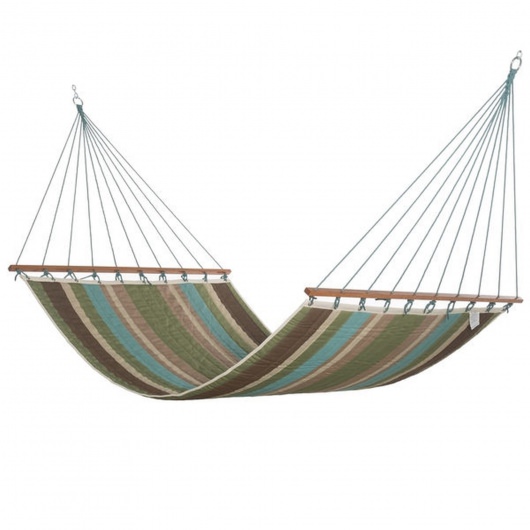 Large Multicolor Stripe Quilted Hammock