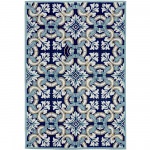 Ravella Floral Tile Navy