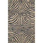Ravella Zebra Black Outdoor Rug