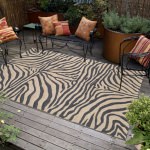 Ravella Zebra Black Outdoor Rug
