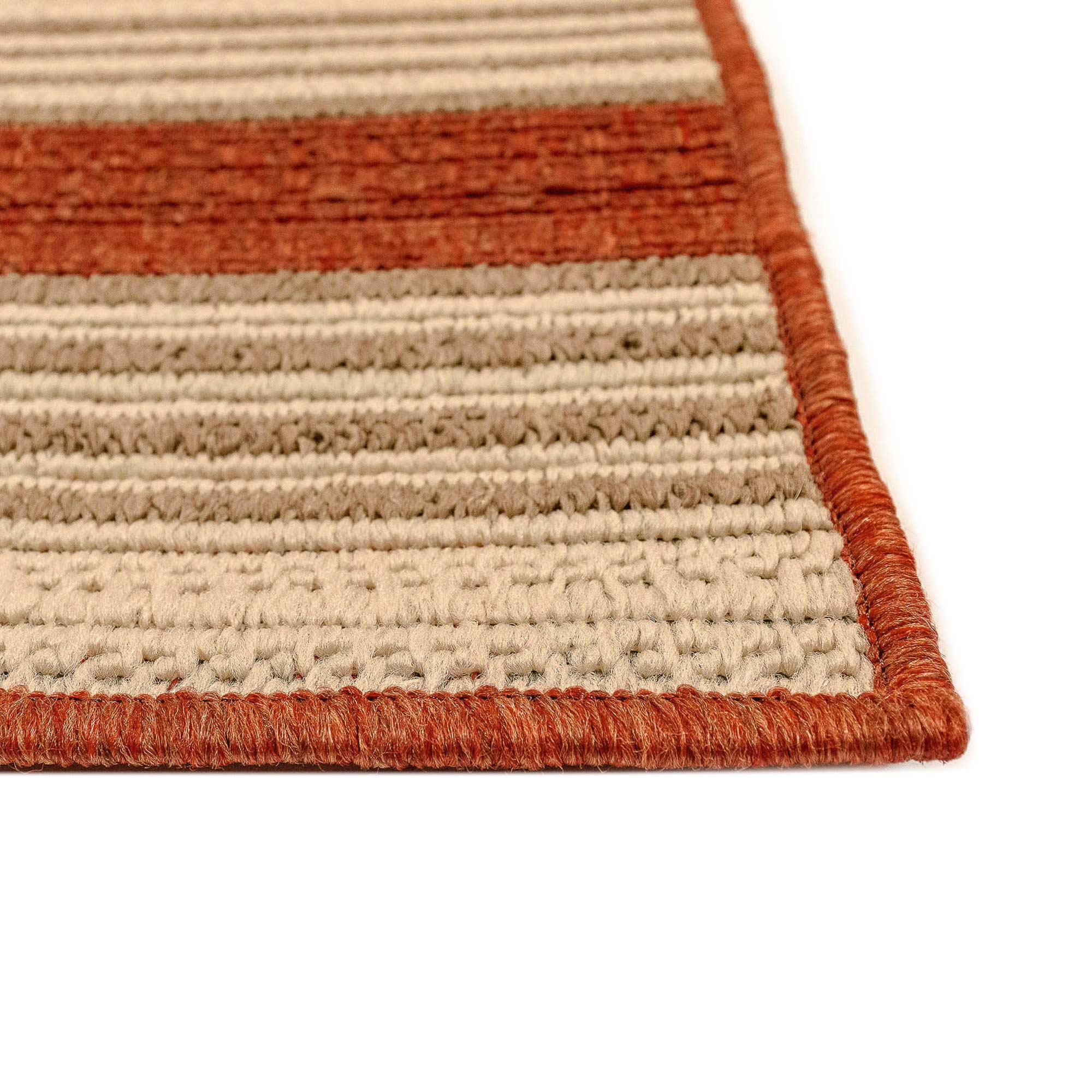 Riviera Stripe Red Indoor/Outdoor Rug Indoor/Outdoor Rugs