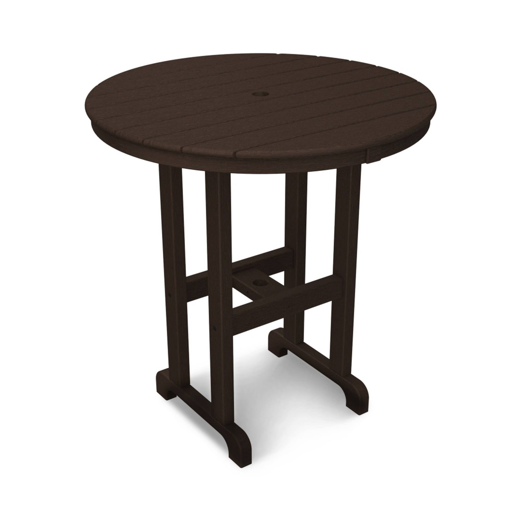 Polywood La Casa Cafe Round 36 Inch Dining Table