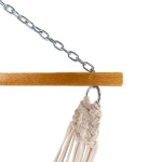 Single Cotton Rope Swing